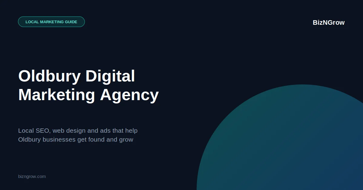 Oldbury Digital Marketing Agency